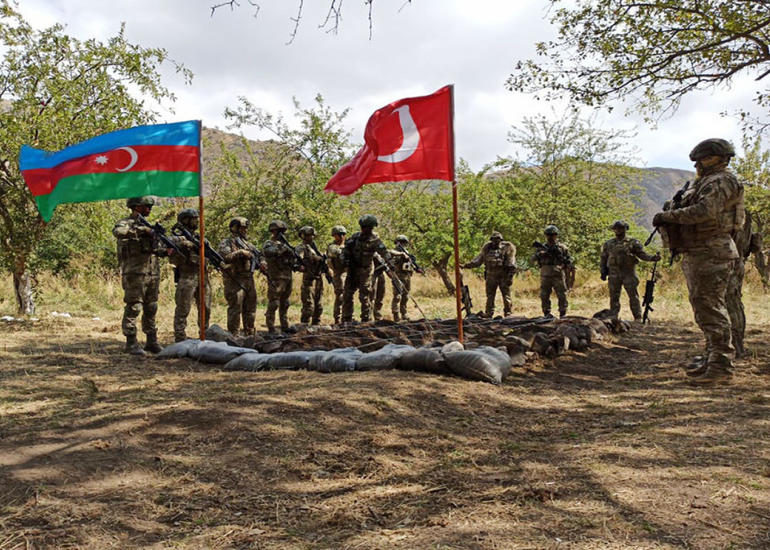 Laçında Azərbaycan-Türkiyə birgə təlimi başlayıb - FOTO