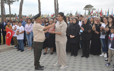 Vətən müharibəsi şəhidlərinin xatirəsi yad edilib