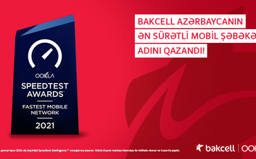 Bakcell Azərbaycanın ən sürətli mobil şəbəkəsi elan olundu