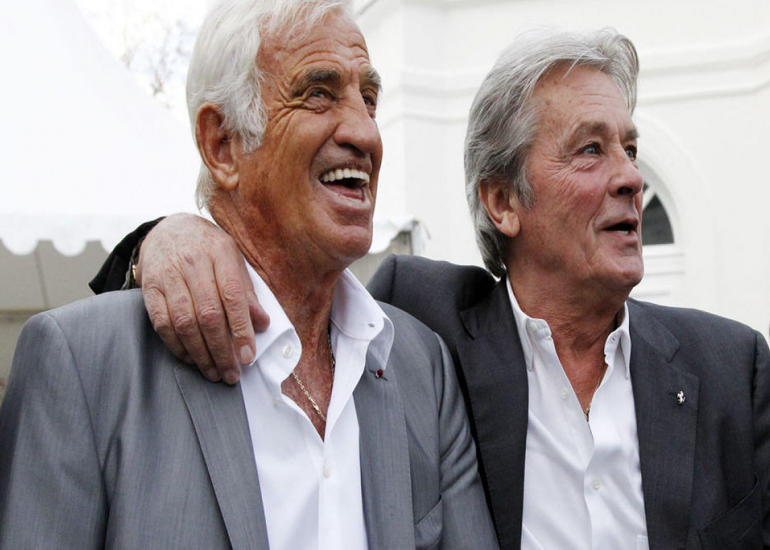 Alen Delon Belmondo ilə vida mərasimində iştirak edib