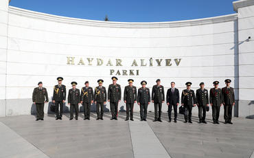Azərbaycan Ordusunun Baş Qərargah rəisi Ankarada Heydər Əliyev Parkını ziyarət edib