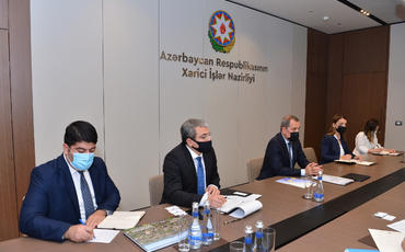 Ceyhun Bayramov Aİ-nin Azərbaycana yeni təyin olunmuş nümayəndəsini qəbul edib