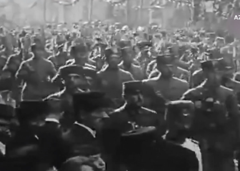Nargindən xilas olunan türk əsgərlərin nadir görüntüləri AzTV-də