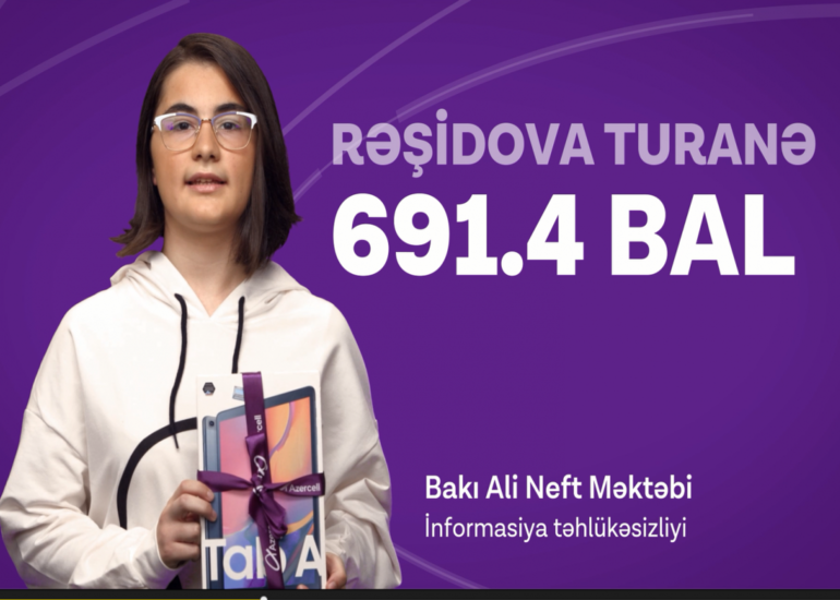 "Azercell" rekord bal toplayan abituriyentləri təbrik edib