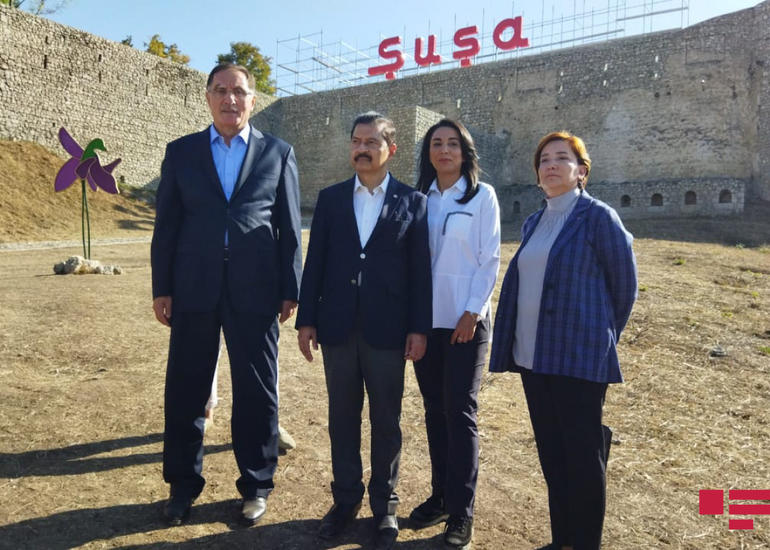 İƏT Ombudsmanlar Assosiasiyasının nümayəndə heyəti Şuşa qalasında olub