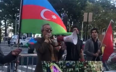 Azərbaycan diasporu BMT-nin baş qərargahı önündə Anım Gününə həsr olunmuş aksiya keçirib