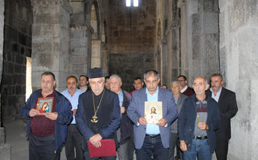 Anım günü münasibətilə Laçın rayonunun Ağoğlan məbədində mərasim təşkil olunub