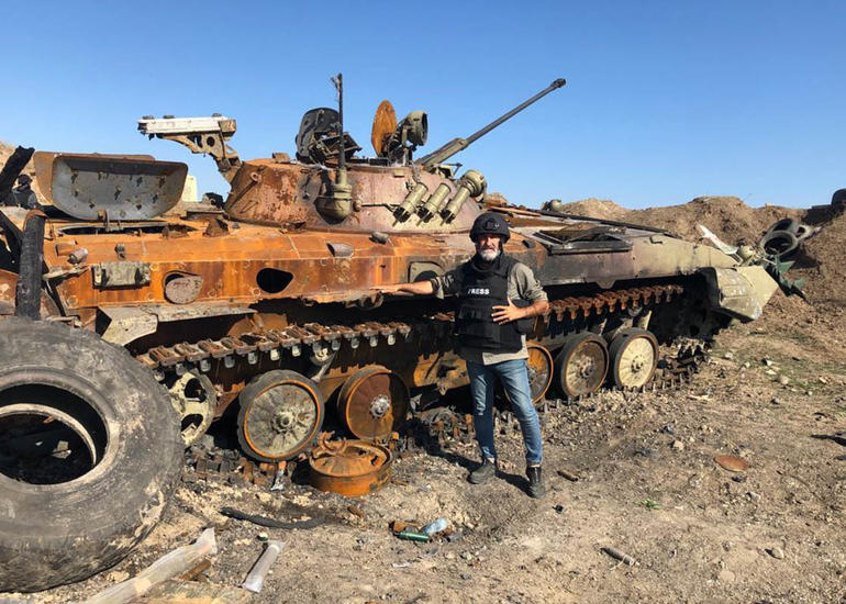 Vətən müharibəsini işıqlandıran türkiyəli jurnalist: “Ermənistan Qarabağdakı jurnalistləri də qətlə yetirmək niyyətində idi”