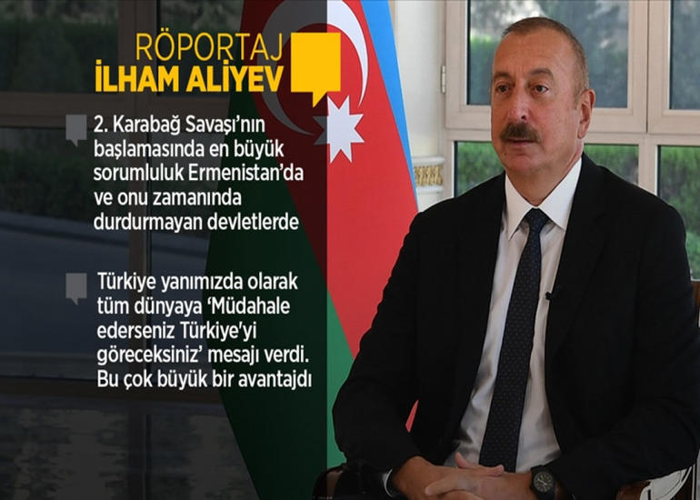 Prezident işğaldan azad olunmuş ərazilərə səfər zamanı Mehriban Əliyevanın çəkilişlərinin təbii baş verdiyini bildirib