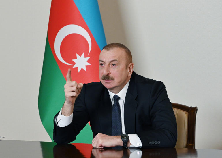 Azərbaycan Prezidenti Qarabağda hərbi əməliyyatların dayandırılmasında Putinin xüsusi rolunu qeyd edib