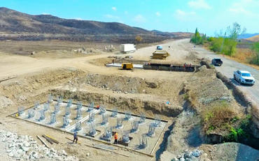 Xudafərin-Qubadlı-Laçın və Xanlıq-Qubadlı avtomobil yollarının inşası sürətlə davam etdirilir