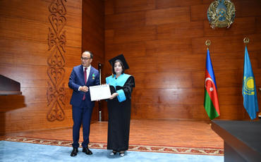 Sahibə Qafarovaya L.Qumilyov adına Avrasiya Milli Universitetinin Fəxri professoru adı verilib