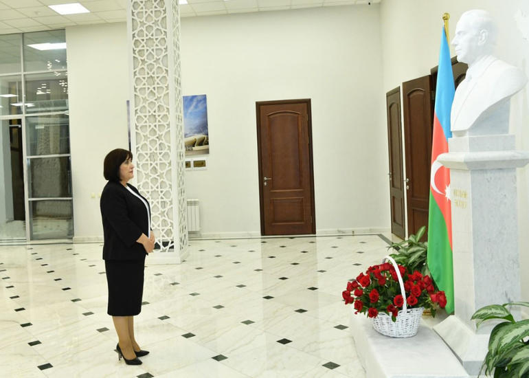 Sahibə Qafarovanın Qazaxıstana rəsmi səfəri başlayıb