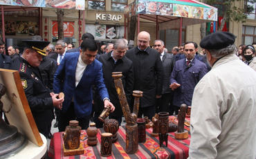 Gəncədə Nizami Gəncəvinin 880 illik yubileyinə həsr olunmuş ümumşəhər tədbiri keçirilib