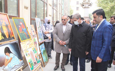 Gəncədə Nizami Gəncəvinin 880 illik yubileyinə həsr olunmuş ümumşəhər tədbiri keçirilib