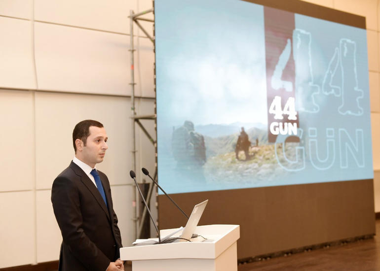 Heydər Əliyev Fondunun dəstəyi ilə hazırlanan www.44days.info portalının təqdimatı olub