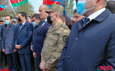 Vətən müharibəsi şəhidi İxtiyar Əliyev Goranboyda dəfn edilib