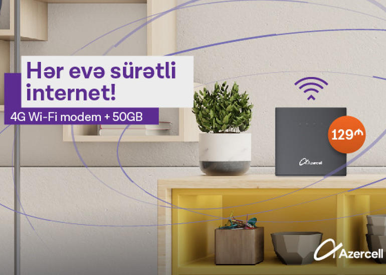 "Azercell"dən yeni Wi-Fi kampaniyası