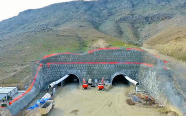 Horadiz-Cəbrayıl-Zəngilan-Ağbənd avtomobil yolunda tunellərin inşasına başlanılıb