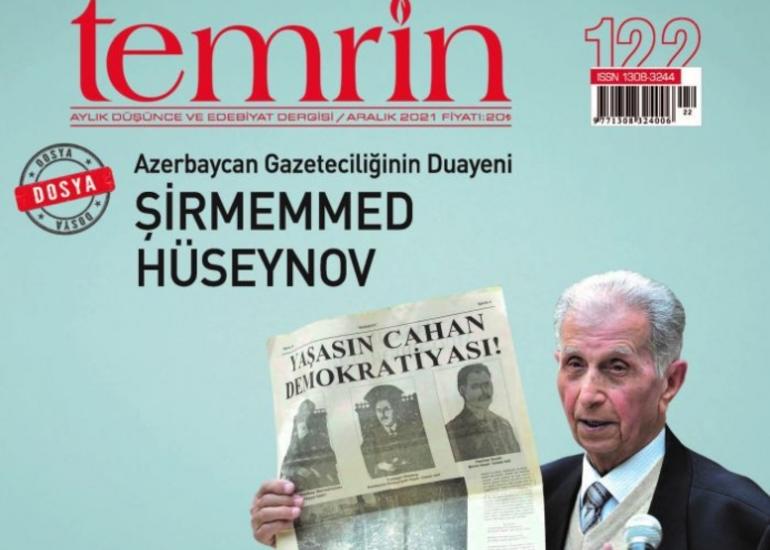 Türkiyədə nəşr olunan “Təmrin” dərgisinin yeni nömrəsi Şirməmməd Hüseynova həsr olunub