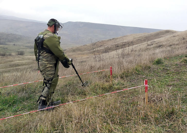 ANAMA: Ötən ay azad edilmiş ərazilərdə 165 mina aşkarlanıb