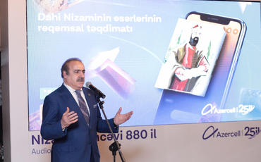 Nizaminin əsərləri "Azercell"in rəqəmsal təqdimatında