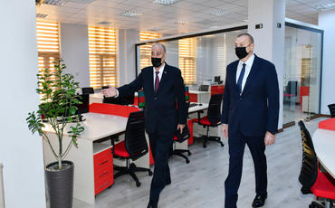 Prezident İlham Əliyev AZƏRTAC-ın yeni binası ilə tanış olub