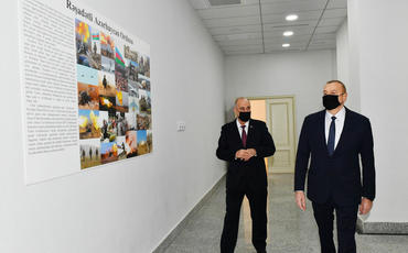 Prezident İlham Əliyev AZƏRTAC-ın yeni binası ilə tanış olub