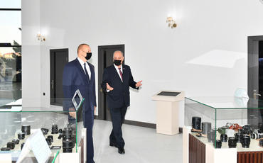 Prezident İlham Əliyev AZƏRTAC-ın yeni binası ilə tanış olub