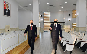 Prezident İlham Əliyev AZƏRTAC-ın yeni binası ilə tanış olub