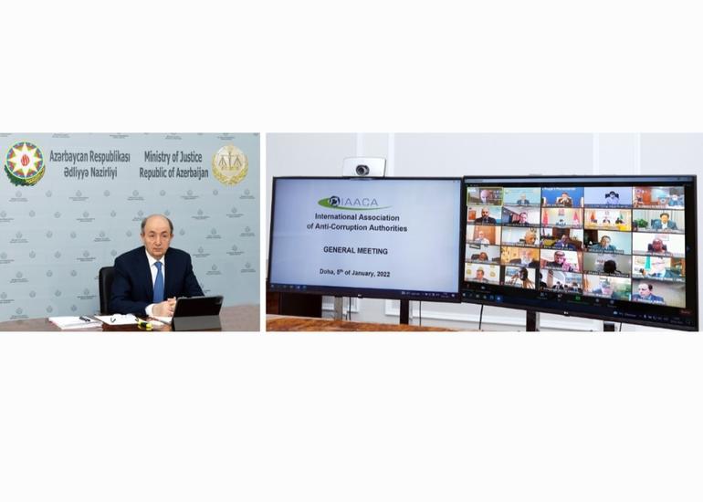Azərbaycanın ədliyyə naziri beynəlxalq antikorrupsiya təşkilatının vitse-prezidenti seçilib