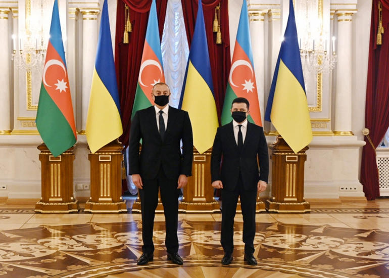Prezident: “Ukrayna və Azərbaycan beynəlxalq platformalarda da bir-birinin maraqlarını müdafiə edir”