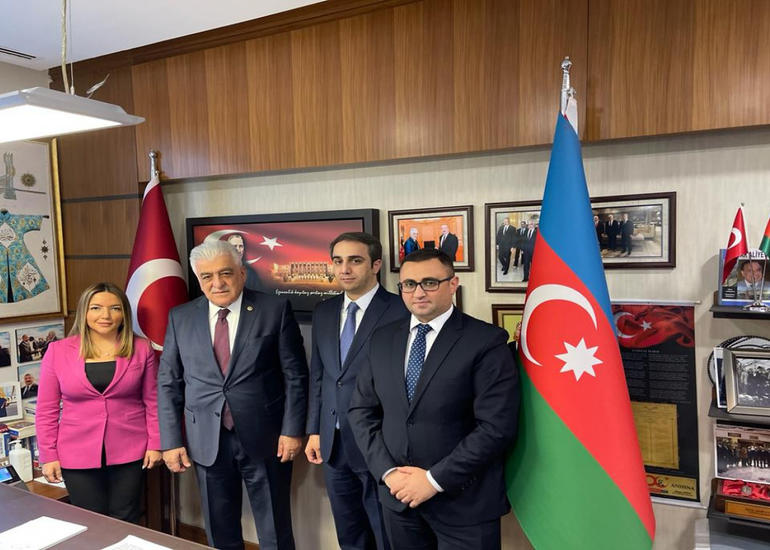 QHT Agentliyinin rəhbərliyi Tükiyə Böyük Millət Məclisində olub