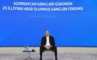 Prezident İlham Əliyev Gənclər Forumunda iştirak edib