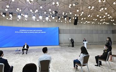 Prezident İlham Əliyev Gənclər Forumunda iştirak edib