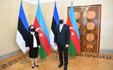 Sahibə Qafarova Estoniya Prezidenti ilə görüşüb