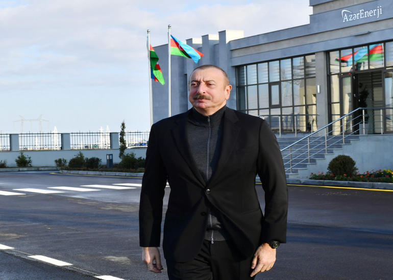Prezident “Yaşma” qovşaq yarımstansiyasının açılışında iştirak edib