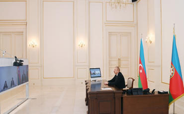 Prezident Rumıniyanın energetika nazirini videoformatda qəbul edib