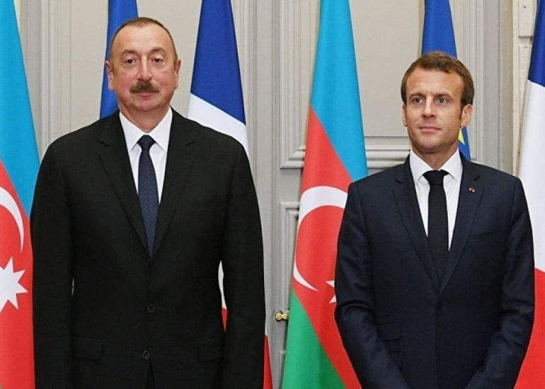Azərbaycan Prezidenti Makrona məktub göndərib