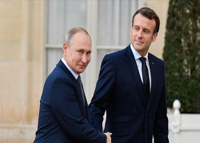 Yelisey Sarayı: Makron Putindən humanitar dəhlizlərin açılmasını xahiş etməyib