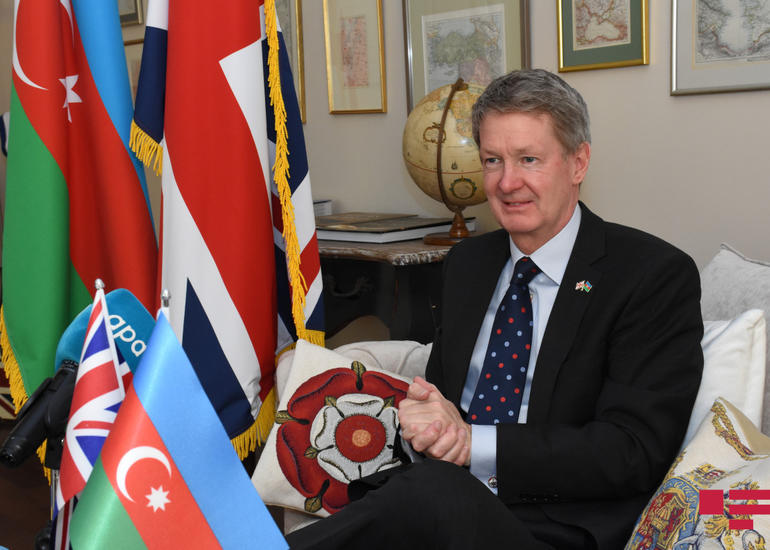 Britaniya səfiri: “Baş nazirin ticarət elçisinin Azərbaycana səfəri çox məhsuldar keçdi”