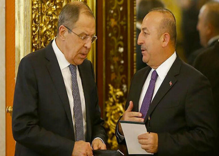 Lavrov və Çavuşoğlu Moskvada görüşüb