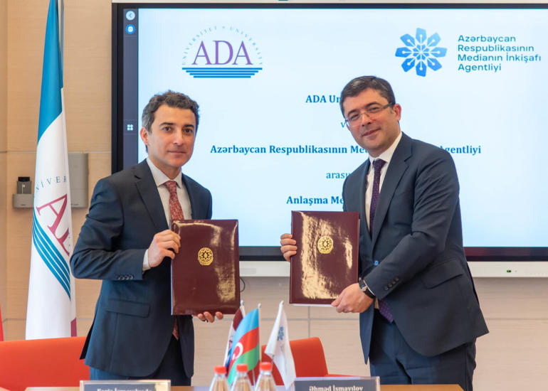 MEDİA və ADA Universiteti arasında əməkdaşlıq memorandumu imzalanıb
