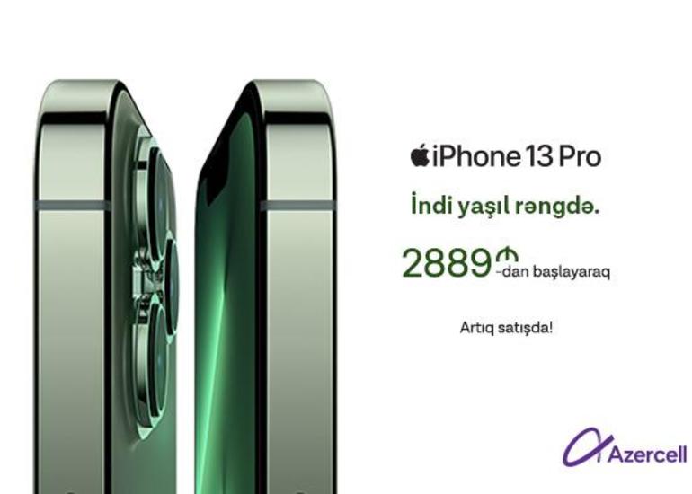 Azercell-dən yeni iPhone 13 modelləri alana 50GB internet paketi hədiyyə!