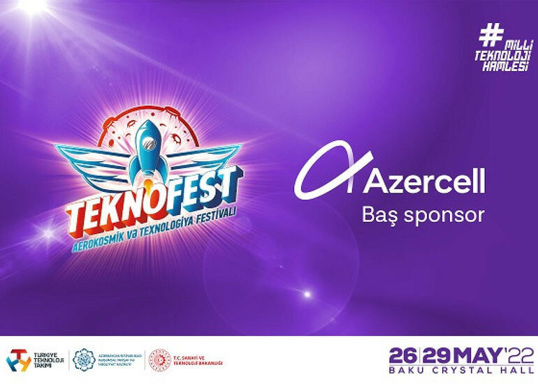 “Azercell Telekom” “TEKNOFEST Azərbaycan” festivalının baş sponsoru oldu