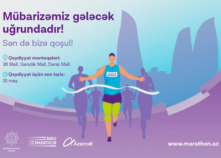 “Azercell Telekom” “Bakı Marafonu-2022”nin baş sponsorudur