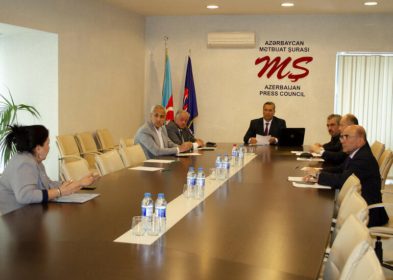 Mətbuat Şurasının Şikayətlər üzrə Komissiyasının iclası keçirilib