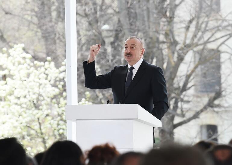 Prezident İlham Əliyev: Ermənistan bizim qabağımızda diz çökdü, başını əydi