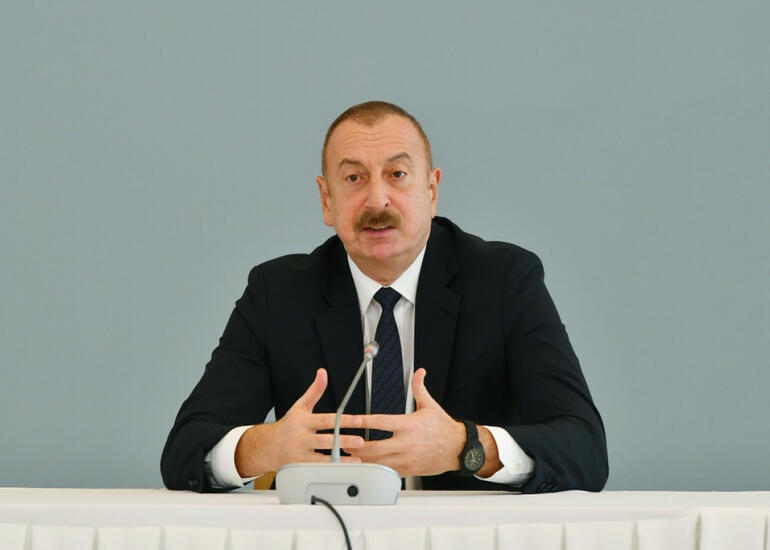 Azərbaycan Prezidenti: “Biz Qarabağda yaşayan erməniləri öz vətəndaşlarımız kimi qəbul edirik”