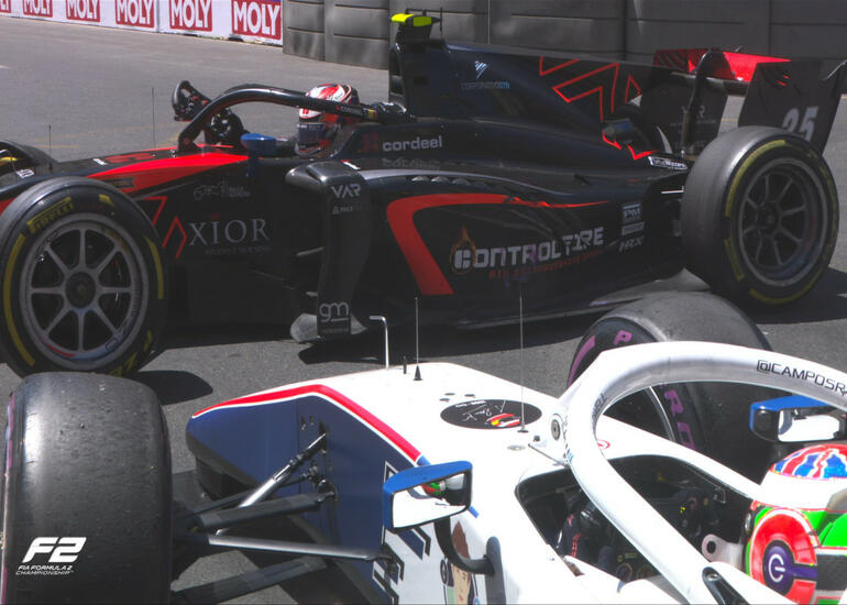 “Formula-2”: Qəza səbəbindən 2 pilot çıxışını dayandırıb